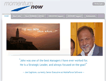 Tablet Screenshot of momentumnow.net